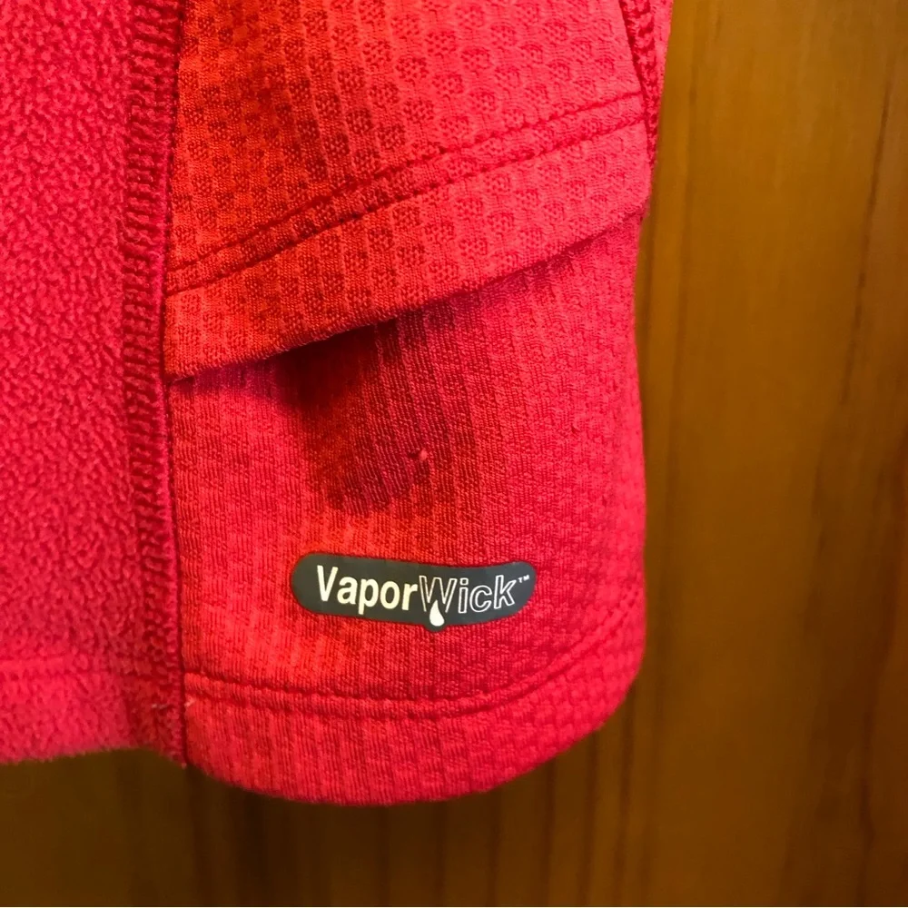 THE NORTH FACE Flight Series Women's Fleece / Salmon Shirt Medium 1/4 Zip Active - Picture 7 of 13